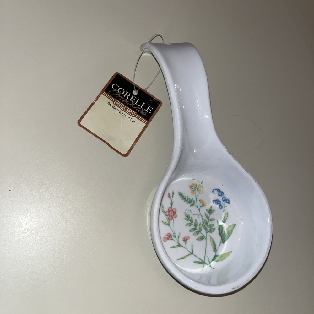 Corelle MY GARDEN Melamine Spoon Rest Holder Reston Lloyd